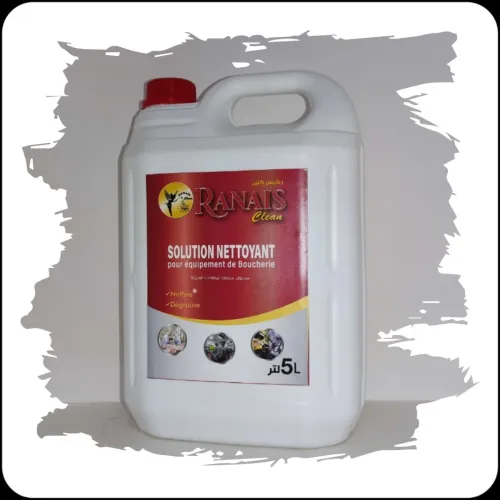 SOLUTION NETTOYANT pour équipement de boucherie/ محلول منظف لمعدات الجزارة 