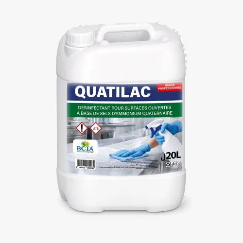 QUATILAC / DESINFECTANT POUR SURFACE OUVERTES A BASE D'AMONIUM QUATERNAIRE