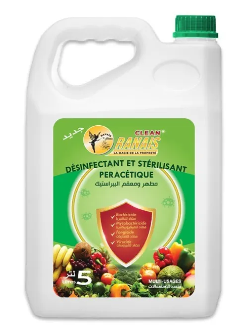 Solution désinfectante pour légumes et fruits