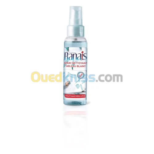 Spray nettoyant tableau blanc/ سائل منظف الصبورة البيضاء