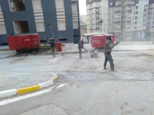 Travaux de ponçage béton