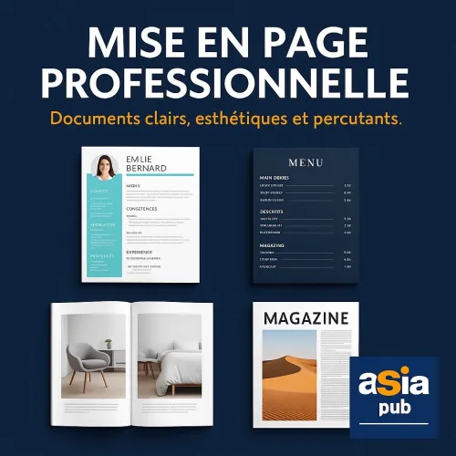 Mise en page professionnelle / ASIA PUB
