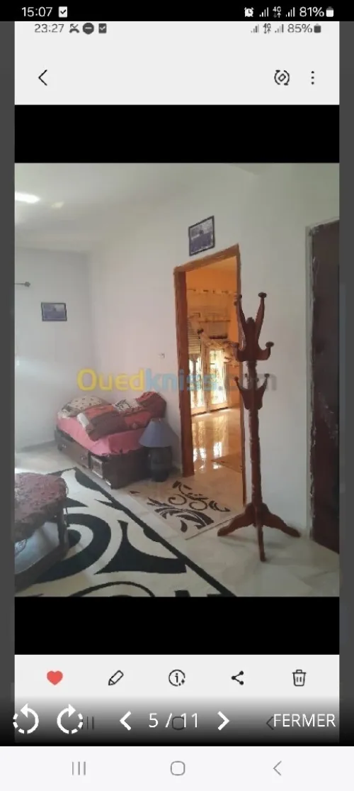 Location Appartement Niveau de villa F3 Boumerdès Boumerdes