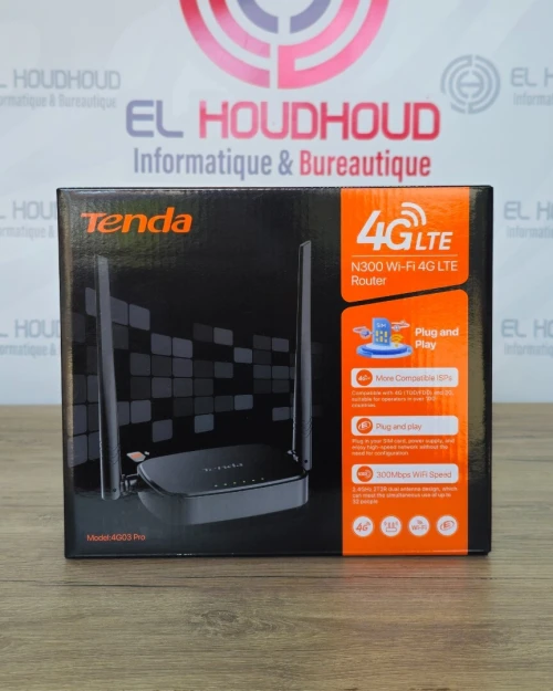 Routeur 4G LTE Tenda 4G03 Pro  WiFi N300 SIM 4G  Internet Rapide
