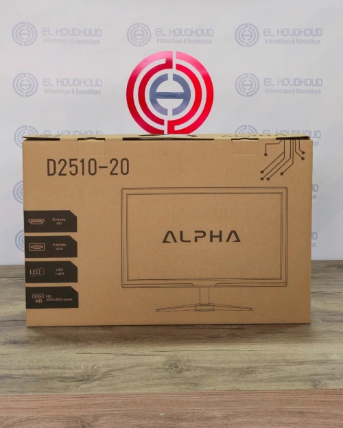 ECRAN ALPHA LED 20" HDMI + VGA D2510-20