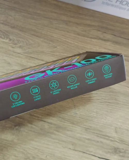 CLAVIER GAMER MÉCANIQUE IMICE GK-100 RGB