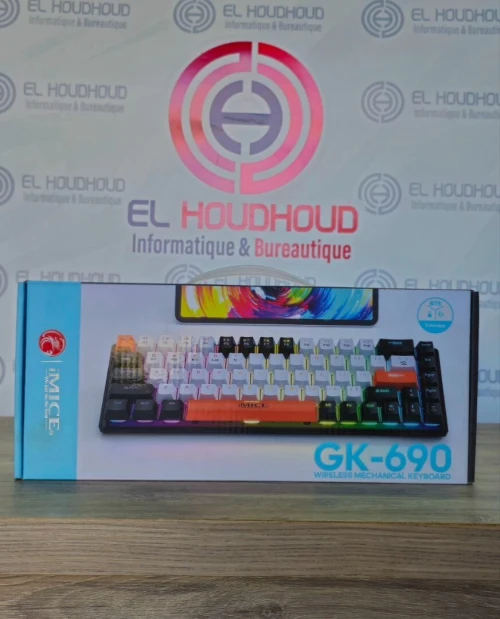 Clavier mécanique gaming iMICE GK-690 RGB 68 touches