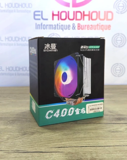 Snowman C400 Refroidisseur CPU Compact & Puissant