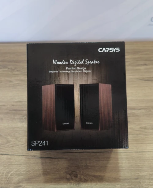 Haut-Parleur Baffle SP241 Marron Son Puissant & Design Élégant