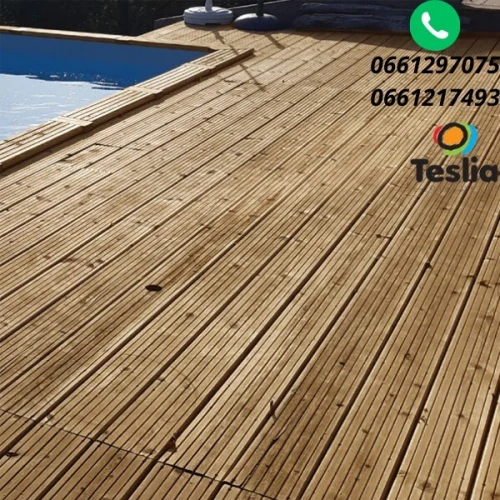 Plancher en bois pour extérieur