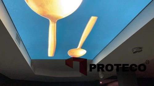 Plafond tendu - Toile tendue - Proteco 