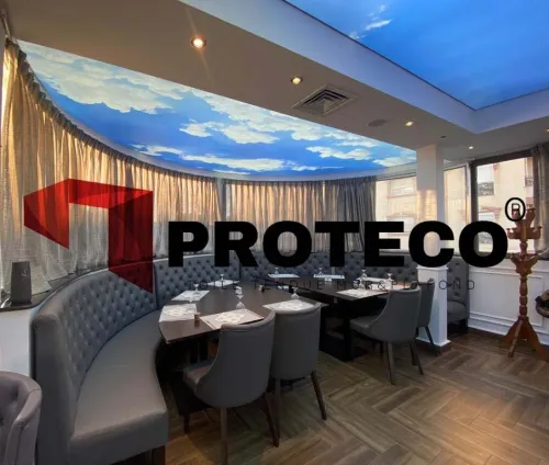PLAFOND TENDU - TOILE TENDUE - PROTECO - بروتيكو