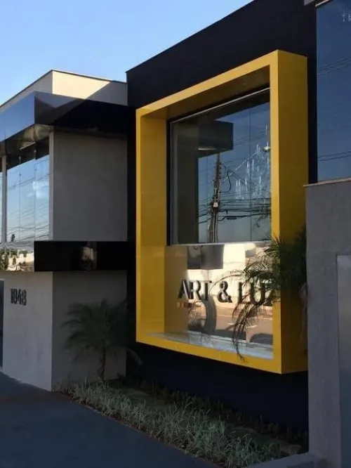 Façade, aluco, verre, inox