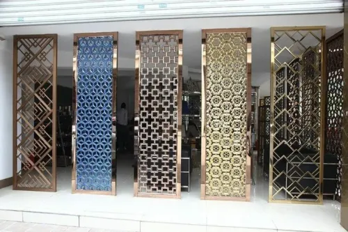 Façade, aluco, verre, inox
