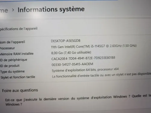 DELL LATITUDE 5420 I5 11EM 8GB 256SSD