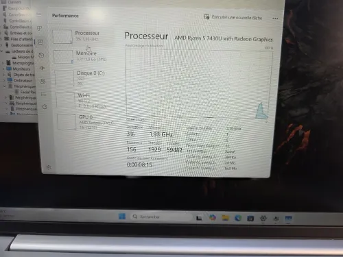 LENOVO IDEAPAD SLIM 5 16 RYZEN 5 7430U / 16GB DDR4 / 512SSD /16P IPS FHD