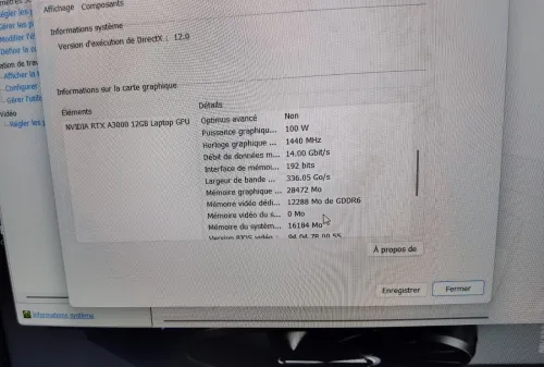 HP ZBOOK FURY 16 G9 I7 12800HX RTX A3000 12GB 32GB 512GB SSD
