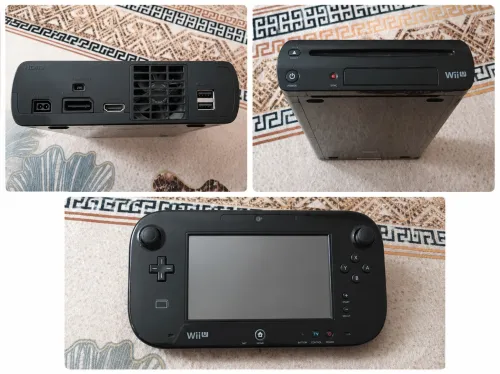Nintendo Wii U Noir 32GB + GamePad + 3