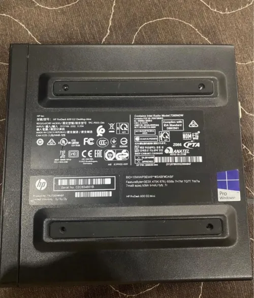 Hp prodesk 600 g2