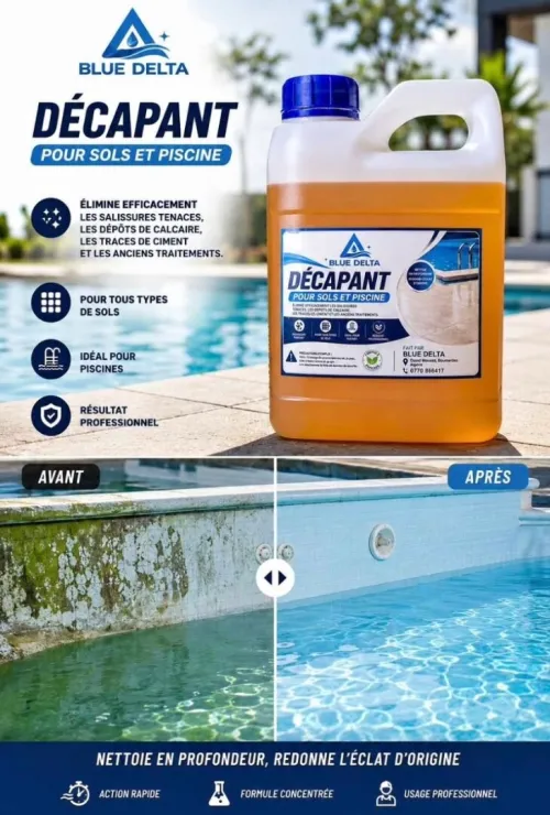 Décapant professionnel pour sols & piscines/ Blue Delta
