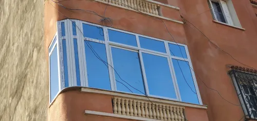 Aluminium et PVC porte fenetre