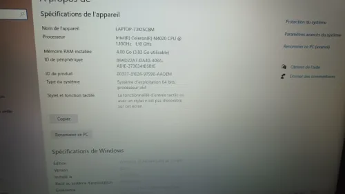 Vend PC portable ASUS VIVOBOOK  