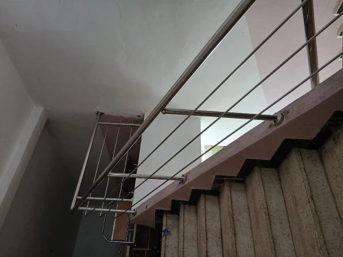 garde corps et rampe escalier inox