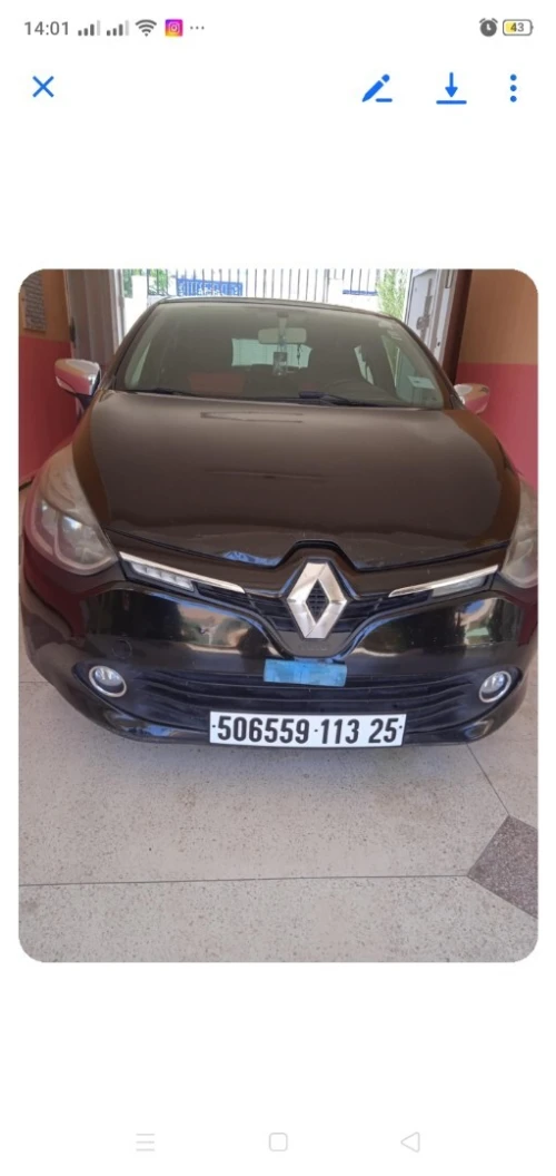 Renault Clio 4 2013 Exception