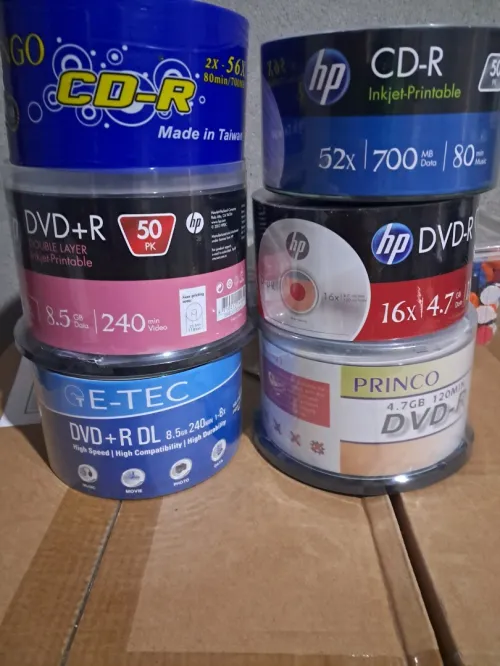 Cd Dvd vrabatim E-tech hp Princo Bingo