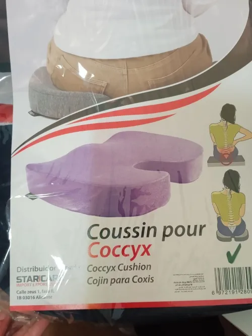 Coussin pour coccyx  Confortable (Voyage, Voiture, Bureau ,Maison