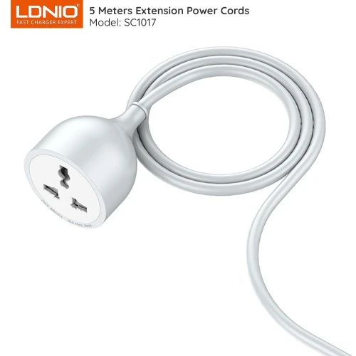 CABLE Ralenge Electrique 5M 10A 2500W LDNIO SC1017