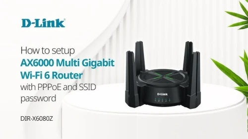 ROUTEUR D-LINK DIR-X6080Z AX6000 MESH WI-FI 6 UP TO 6Gbps / 2.5G PORT