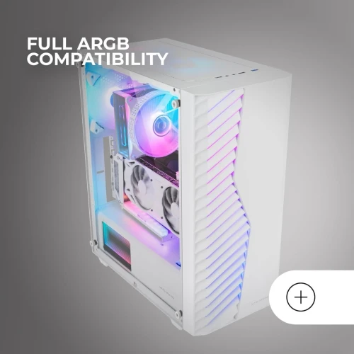Boitier MARS GAMING MC-VOLT WHITE