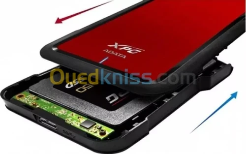 Rack HDD ADATA XPG EX500 2.5 inch USB 3.1 Red