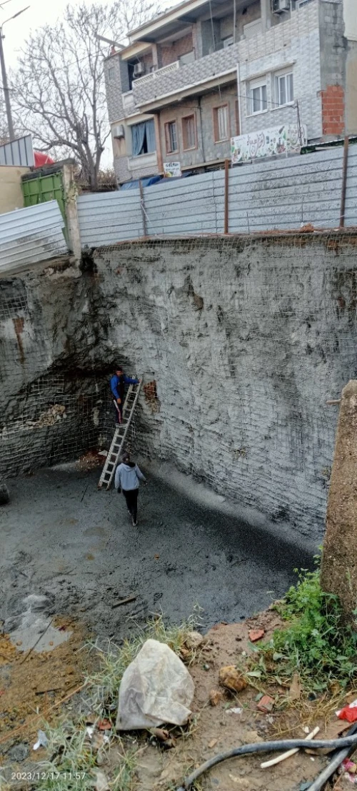 béton projeté blindage