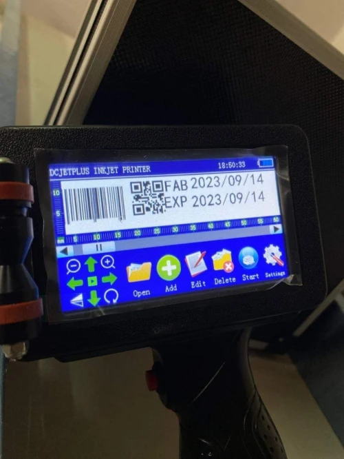 طابعة يدوية تطبع على جميع المواد 25.4