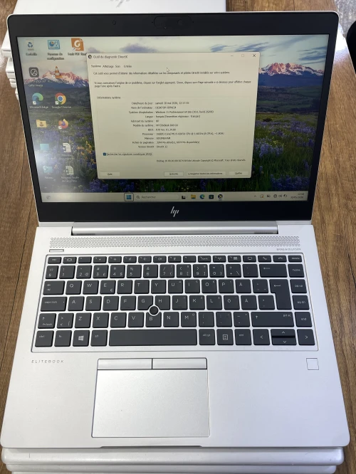 HP 840 G6 Core i5 8th 8Go RAM  256 SSD  État 10 10