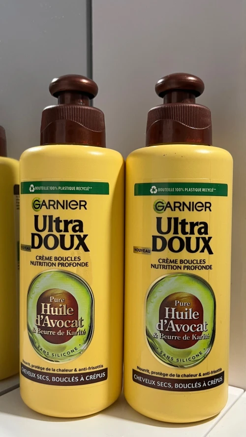 Crème cheveux bouclés Garnier ultra doux