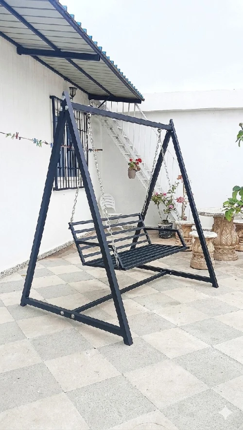 أرجوحة ديمونطابل صوليد بفينيسيون نوار مات Balançoire Solide Noir Mat