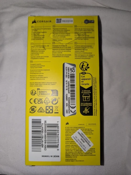 RAM CORSAIR VENGEANCE DDR5 CL36