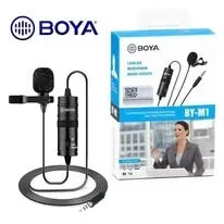 lavalier microphone micro cravate boya by-M1
