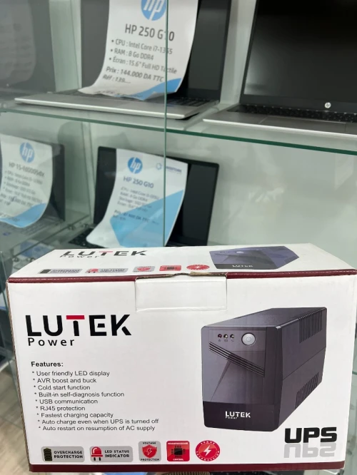 LUTEK Power 650VA -ONDULEUR FIABLE POUR PC / ORDINATEUR / TV