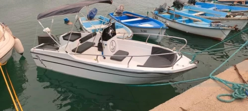 HORS BORD COQ POLYOR 4M90 MOTEUR YAMAHA 60CH 2 TEMPS AUTOLUBE 