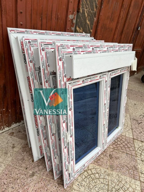 Fenêtre Ouvrante Avec Rideau En Pvc Profi Pro Verre Stop Sol Fumé