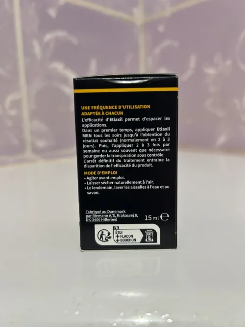 ETIAXIL ANTI TRANSPIRANT 15 ML HOMME ET FEMME PEAUX SENSIBLES
