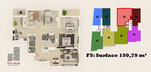 Vente Appartement F5 Oran Bir el djir