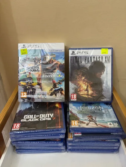 Jeux ps5 sous blister jamais utilisé