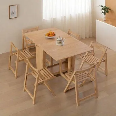 Table de Cuisine Pliable 4 prs. طاولة مطبخ 4أشخاص