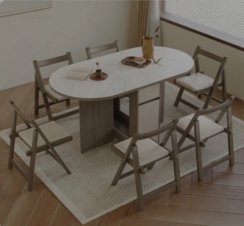 Table de Salon 6 chaises طاولة غرفة الأكل ل 6 أشخاص