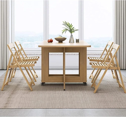 Table de cuisine pliable 4 Prs. طاولة مطبخ 